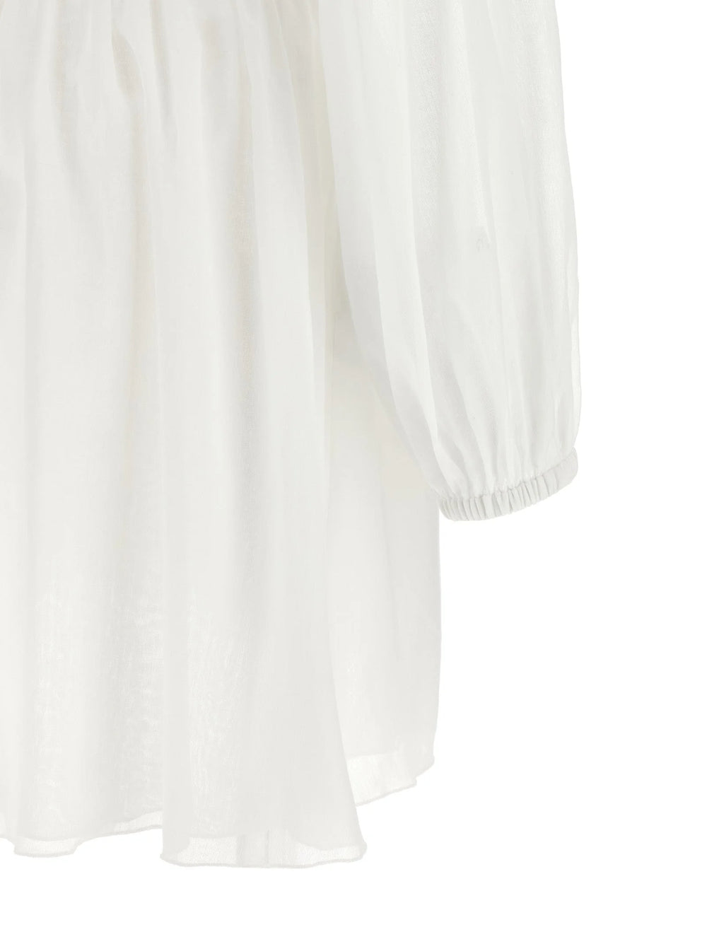 Giovanni Bedin White Cotton Short Dress - IT38