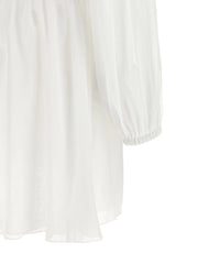 Giovanni Bedin White Cotton Short Dress - IT38