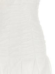 Giovanni Bedin White Cotton Short Dress - IT40