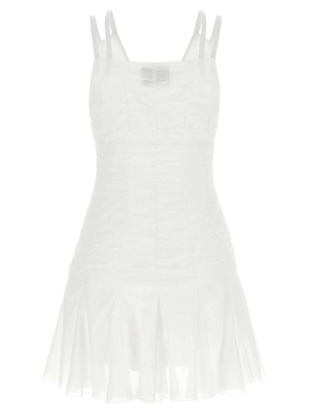 Giovanni Bedin White Cotton Short Dress - IT40
