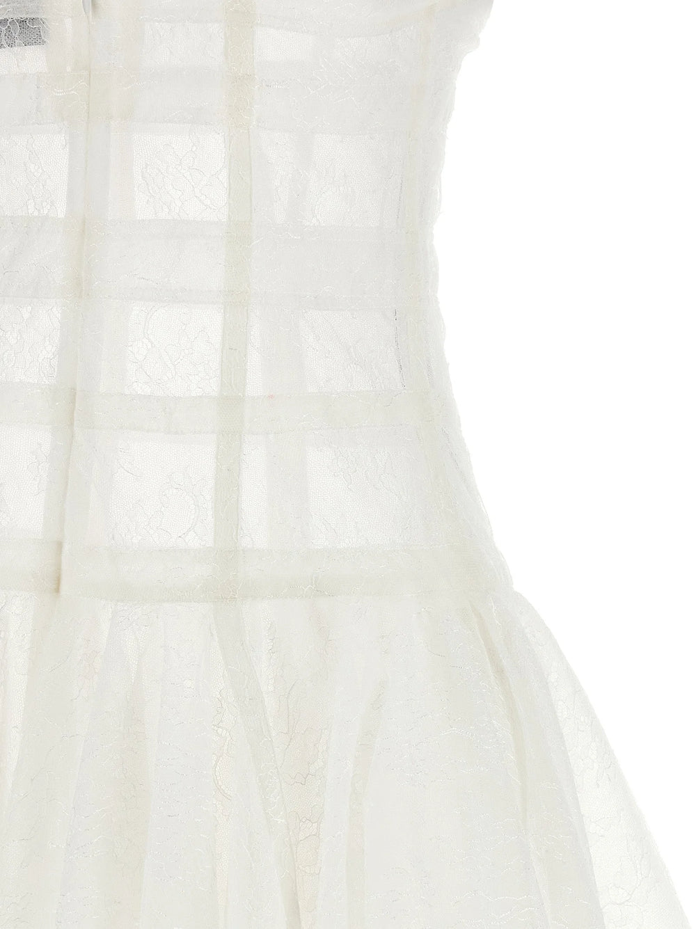 Giovanni Bedin White Polyamide Short Dress