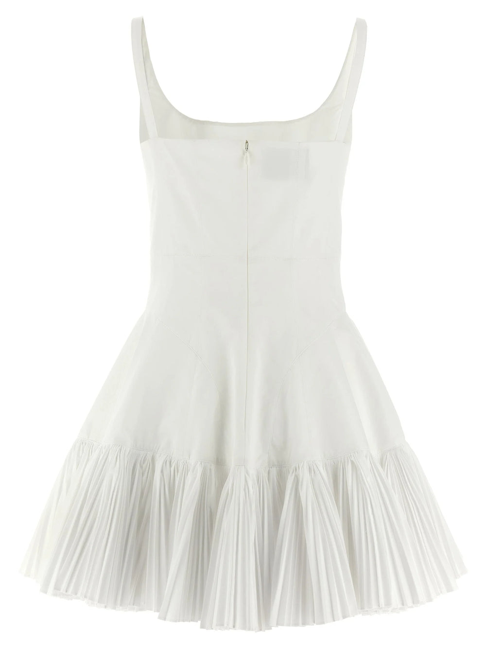 Giovanni Bedin White Poplin Short Dress - IT40