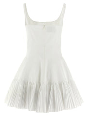 Giovanni Bedin White Poplin Short Dress - IT40