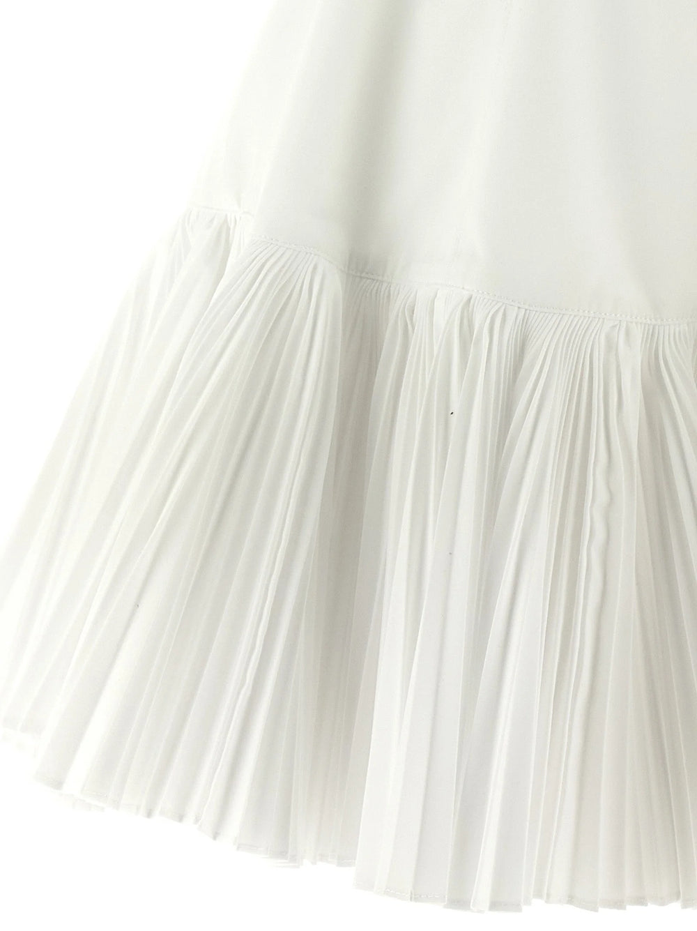 Giovanni Bedin White Poplin Short Dress - IT40