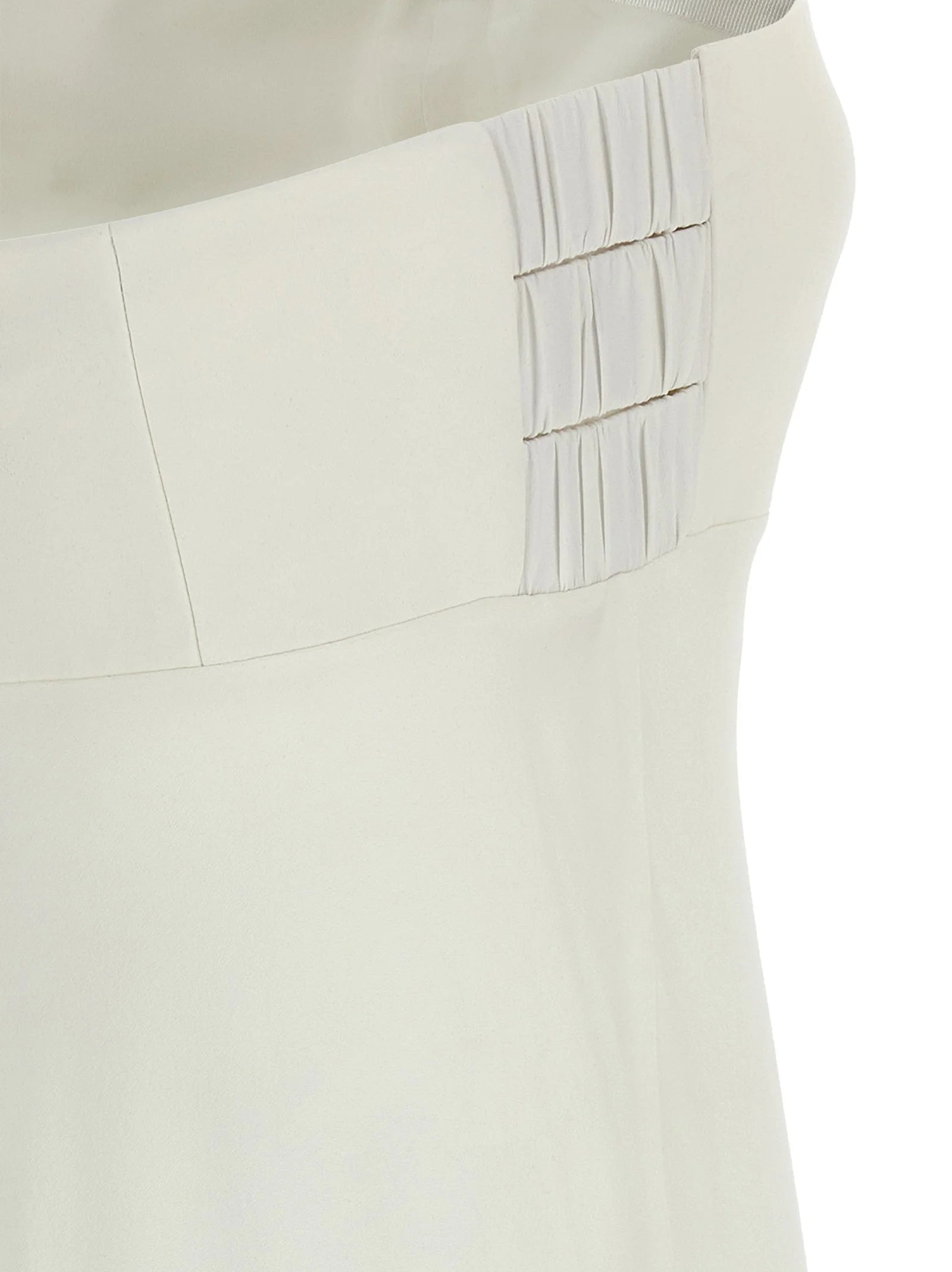 Giovanni Bedin White Silk Long Dress - IT40
