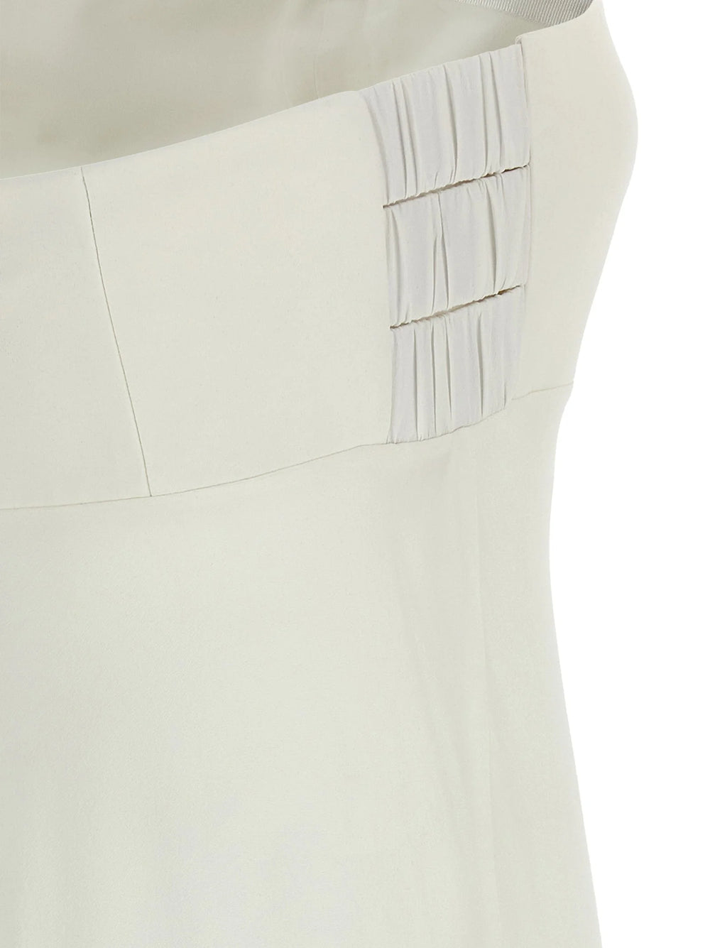 Giovanni Bedin White Silk Long Dress - IT40