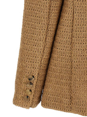 Giuseppe Di Morabito Beige Polyamide Blazer - IT40