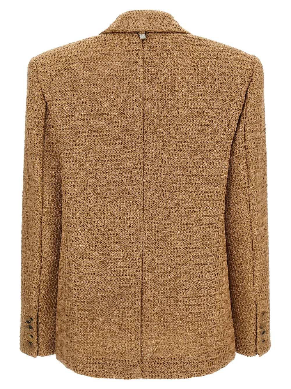 Giuseppe Di Morabito Beige Polyamide Blazer - IT40