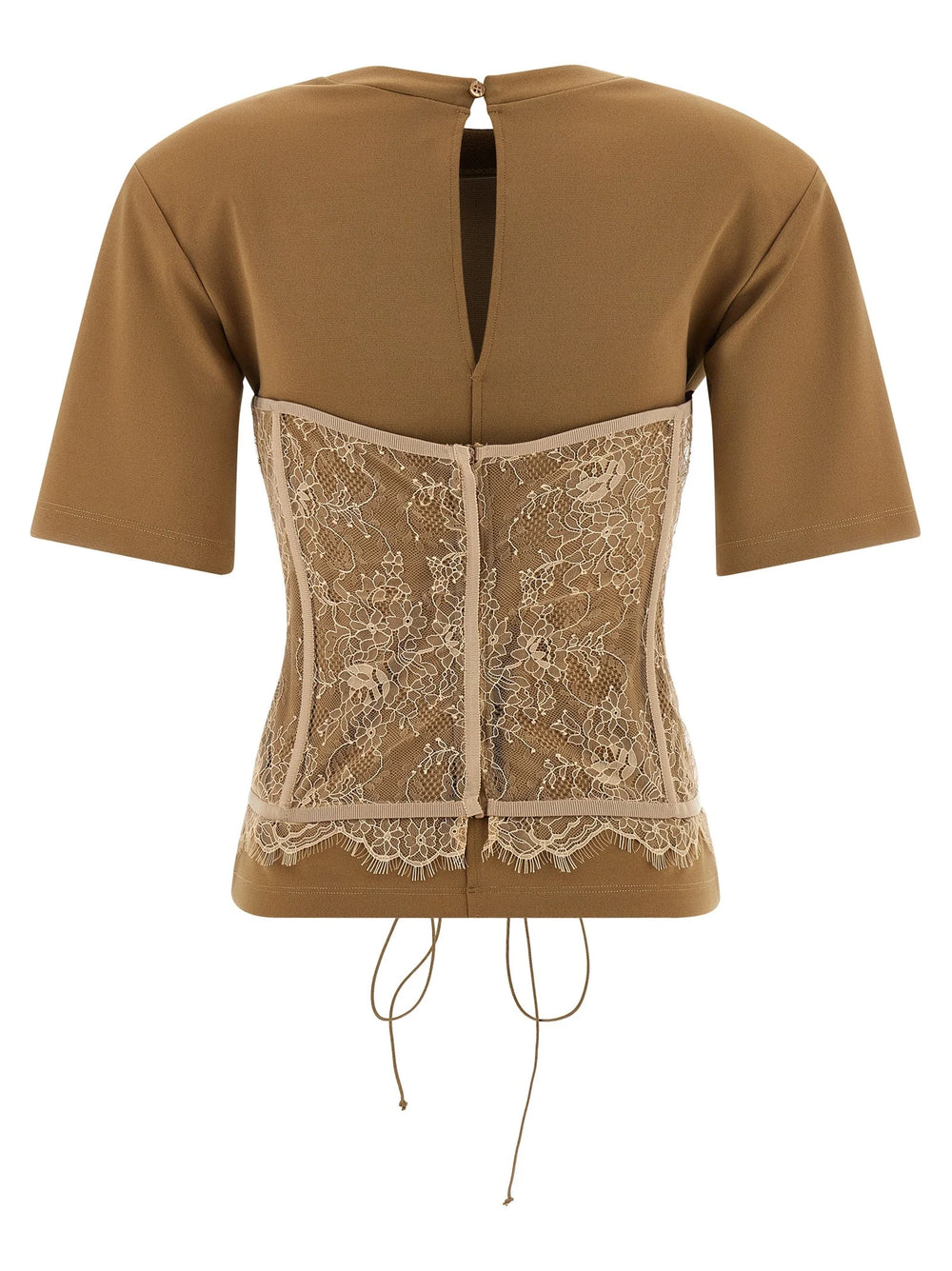 Giuseppe Di Morabito Brown Viscose T-Shirt - IT38