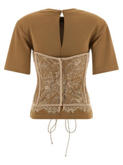 Giuseppe Di Morabito Brown Viscose T-Shirt - IT38