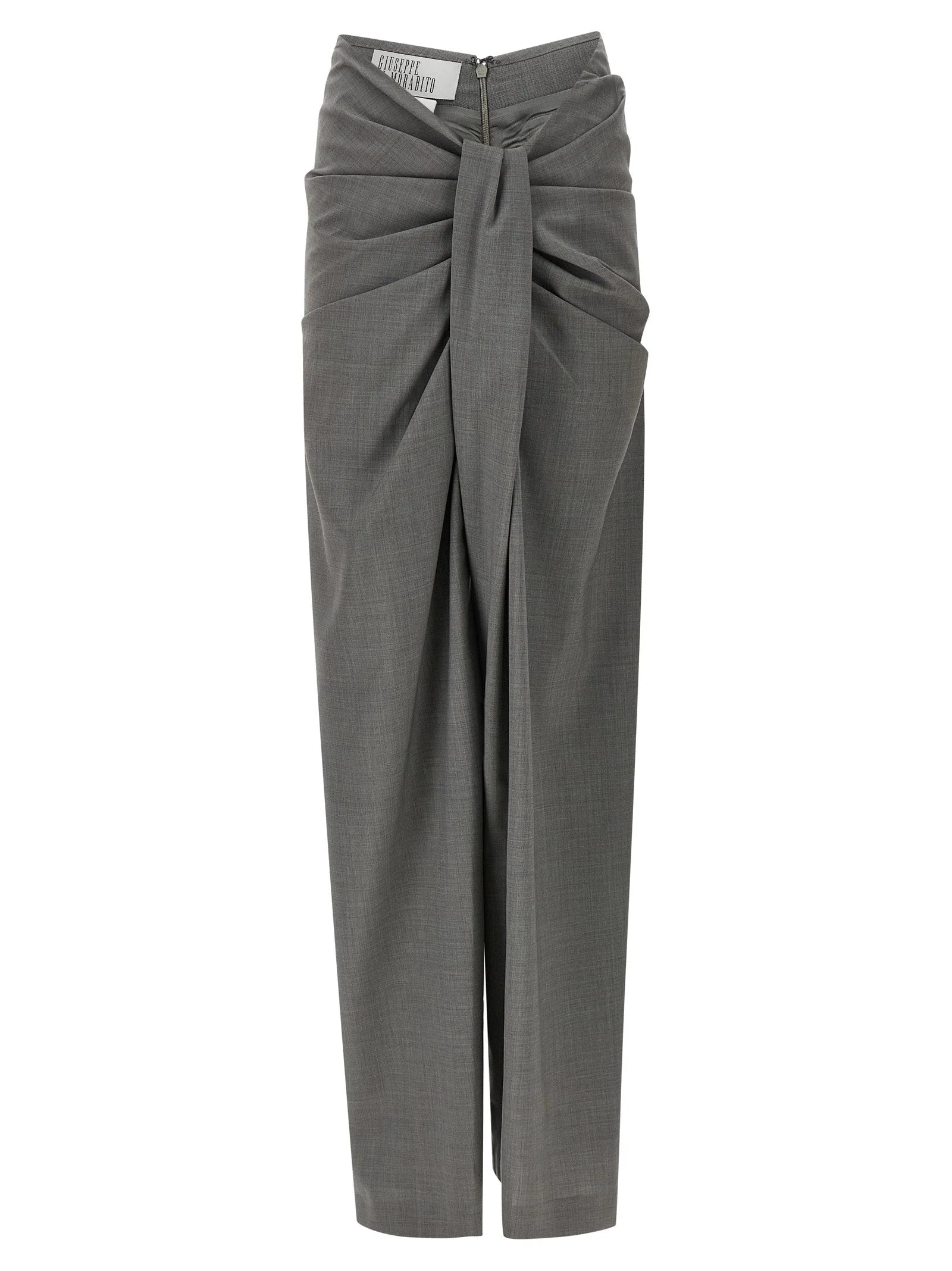 Giuseppe Di Morabito Gray Virgin Wool Dress Pants - IT42