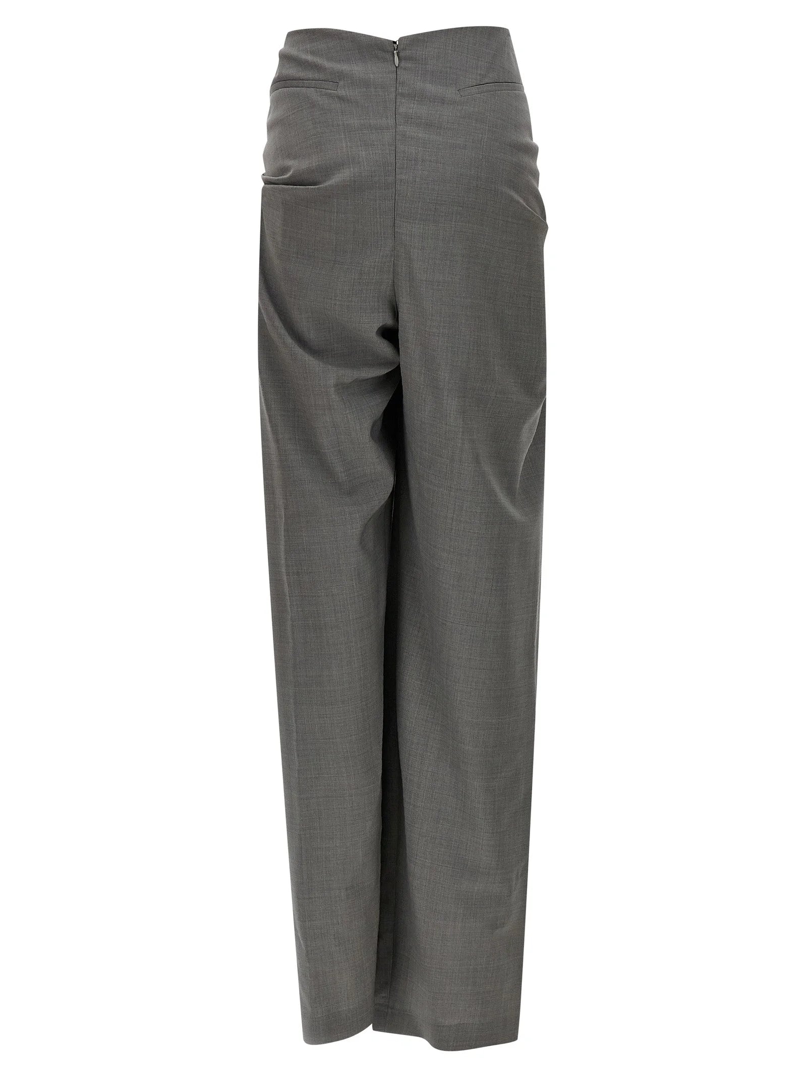Giuseppe Di Morabito Gray Virgin Wool Dress Pants - IT42