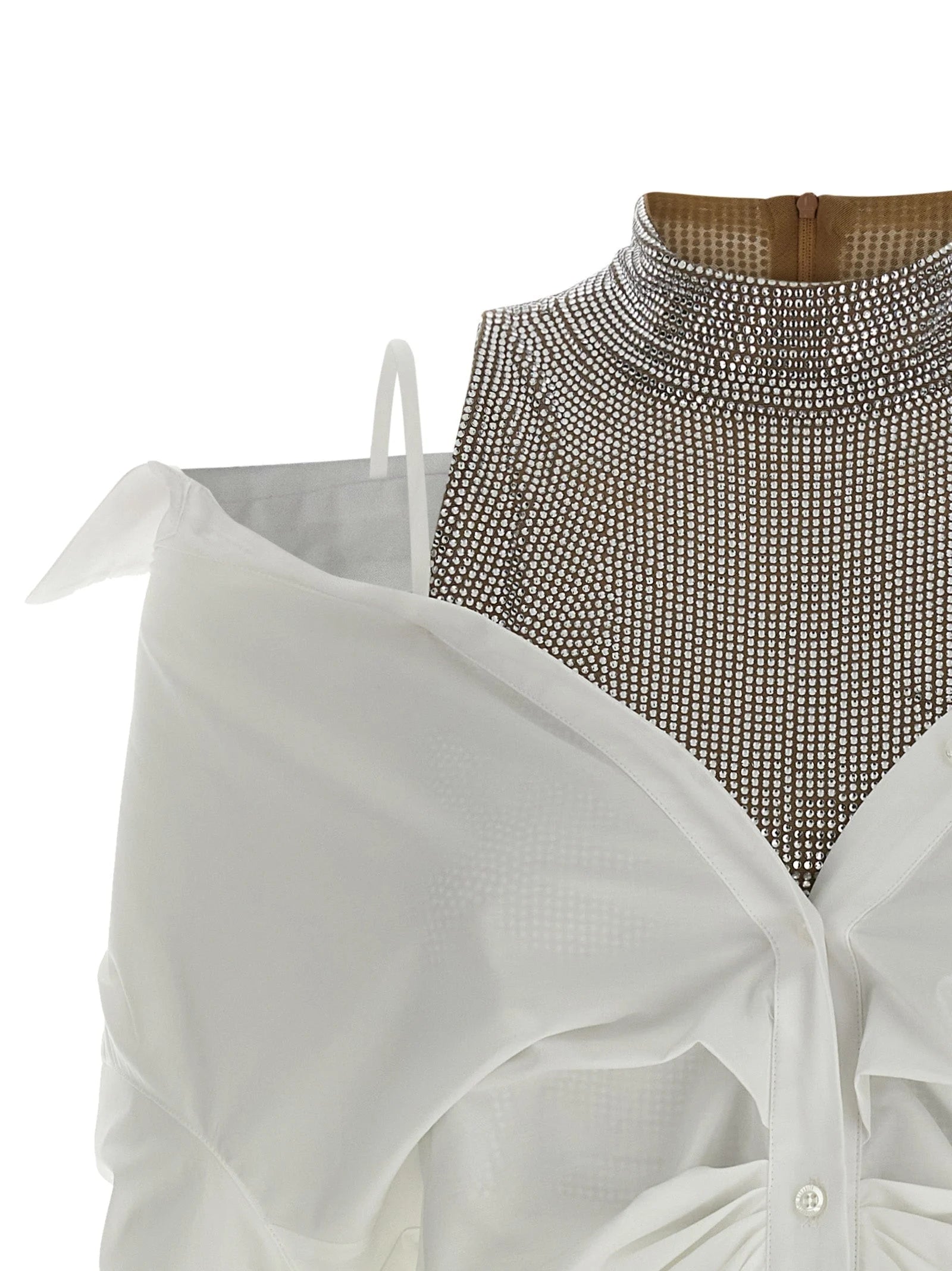 Giuseppe Di Morabito White Cotton Short Dress - IT42