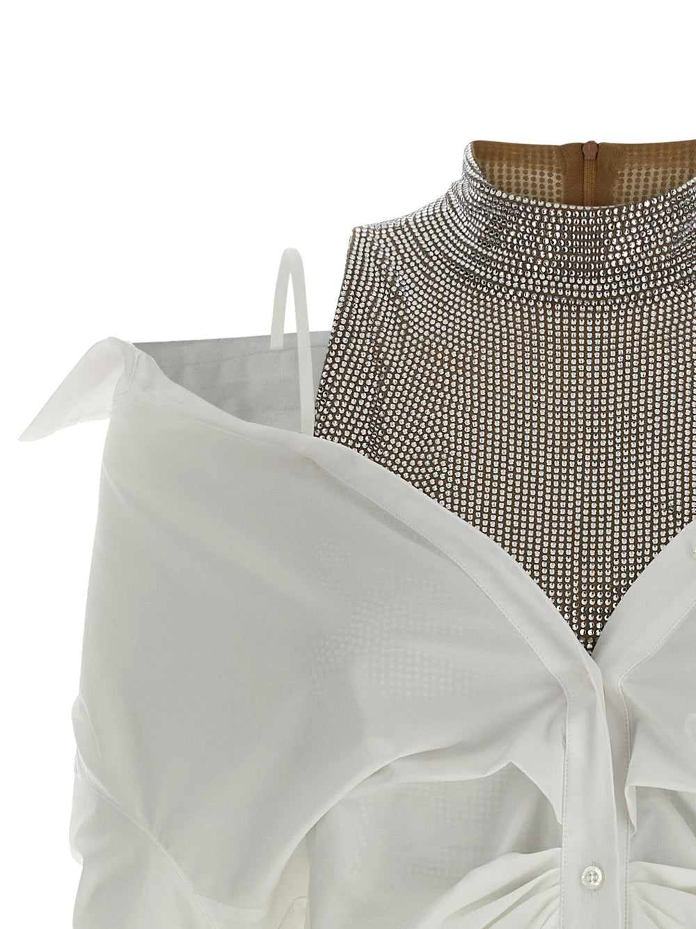 Giuseppe Di Morabito White Cotton Short Dress - IT42