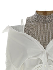 Giuseppe Di Morabito White Cotton Short Dress - IT42