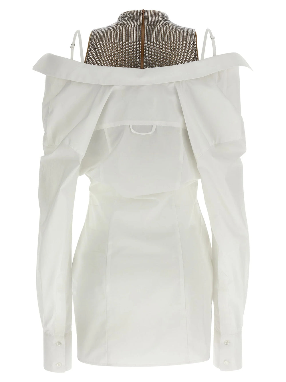 Giuseppe Di Morabito White Cotton Short Dress - IT42