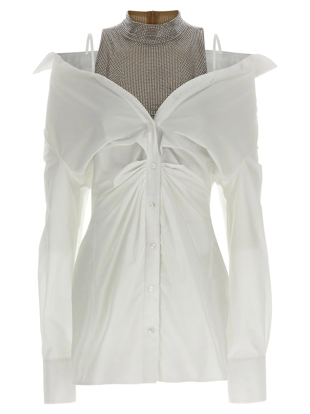 Giuseppe Di Morabito White Cotton Short Dress - IT42