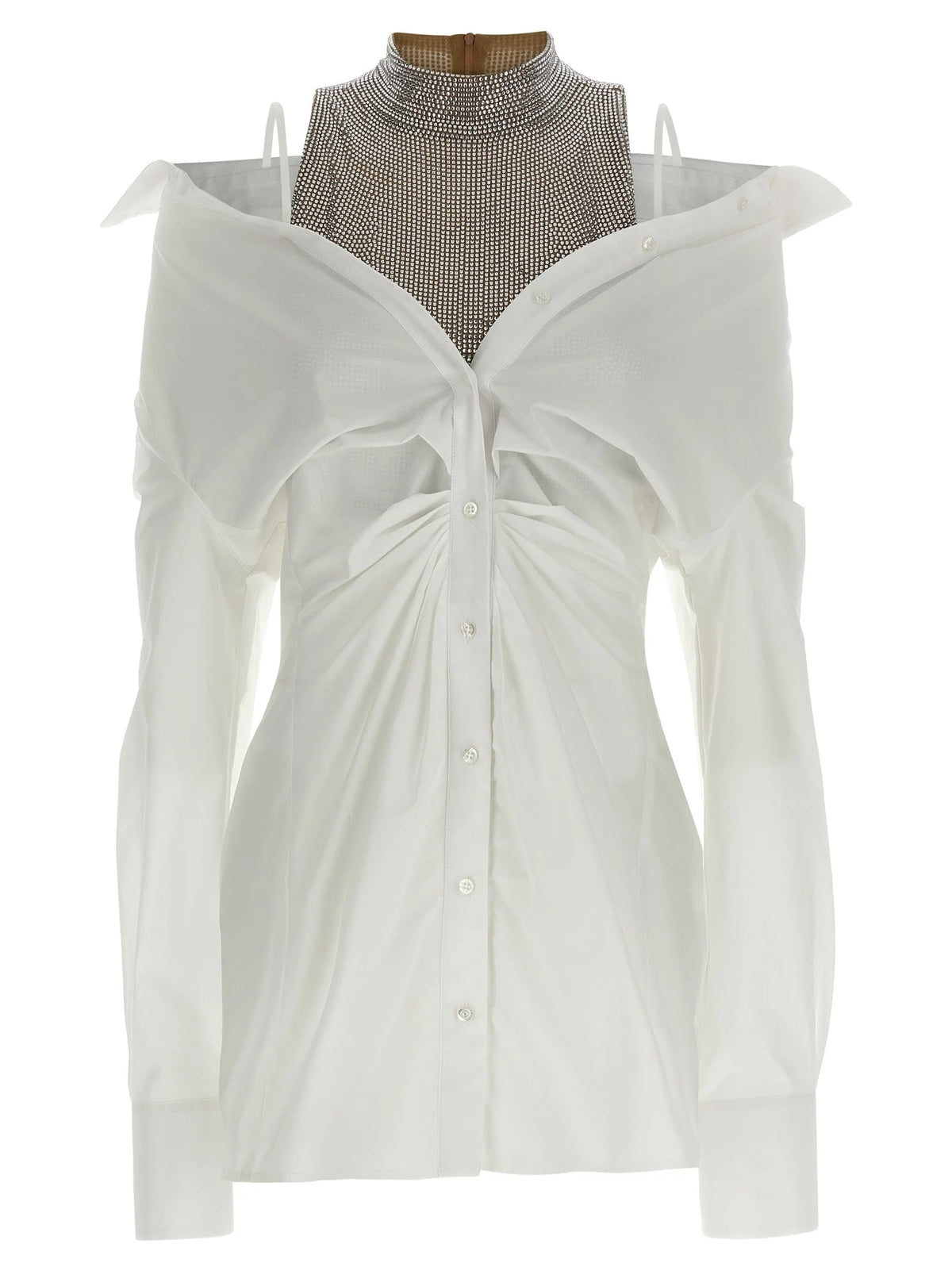 Giuseppe Di Morabito White Cotton Short Dress - IT42