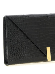 Giuseppe Zanotti Black Calfskin Clutch Bag