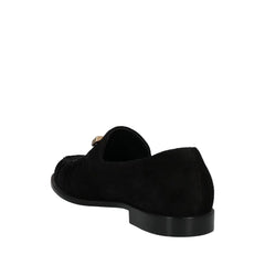 Giuseppe Zanotti Black Calfskin Slip-On Loafers - EU40/US7