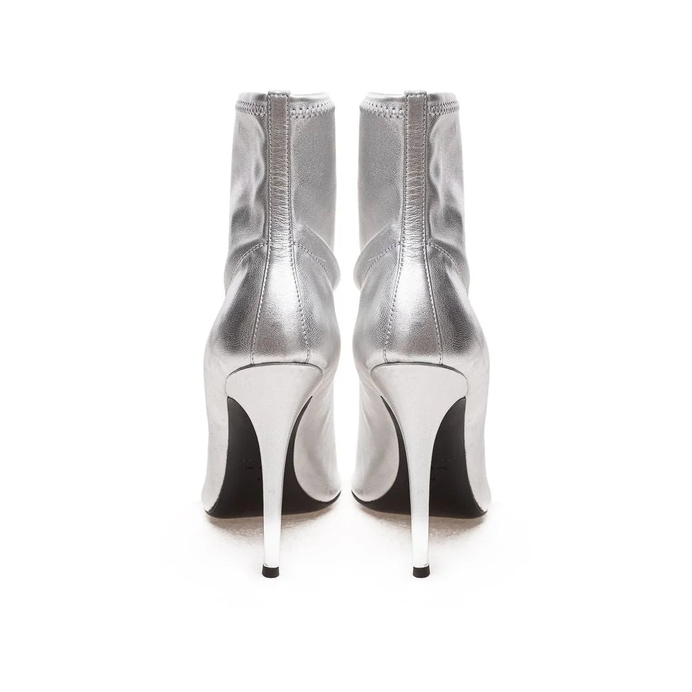 Giuseppe Zanotti Gray Leather Boot - EU38/US8 - Boots