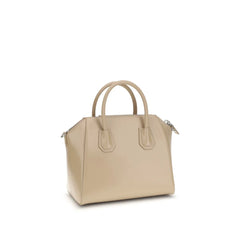 Sac bandoulière en cuir de veau beige Bos Taurus Givenchy