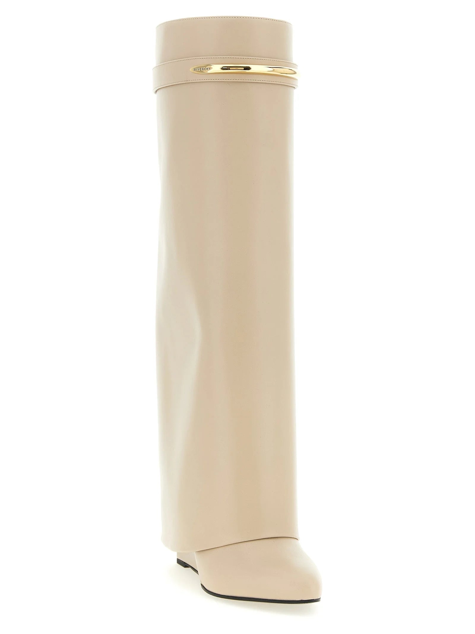 Givenchy Beige Calfskin Over The Knee