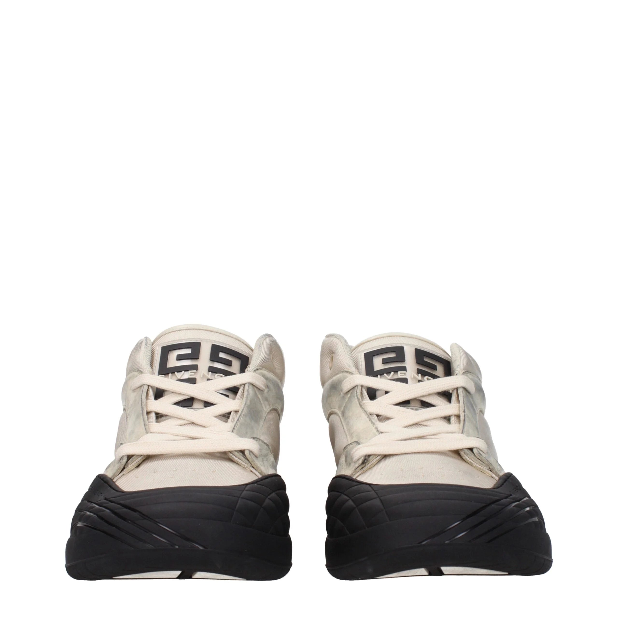 Givenchy Beige Fabric Chunky Sneakers - Sneakers