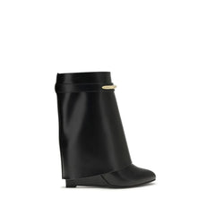 Givenchy Black Calf Leather Bos Taurus Ankle Boots