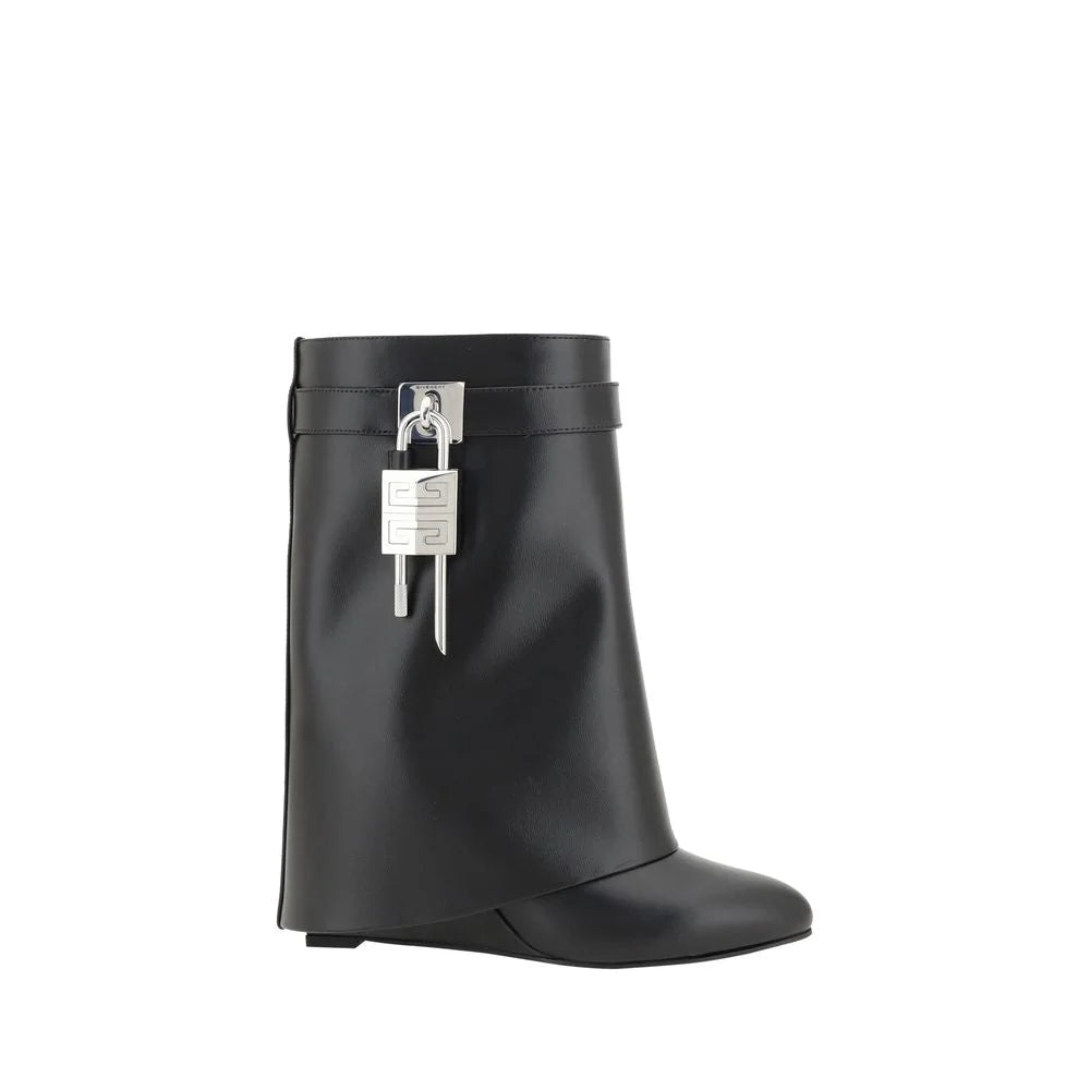 Givenchy Black Calf Leather Bos Taurus Ankle Boots - EU37.5/US7.5