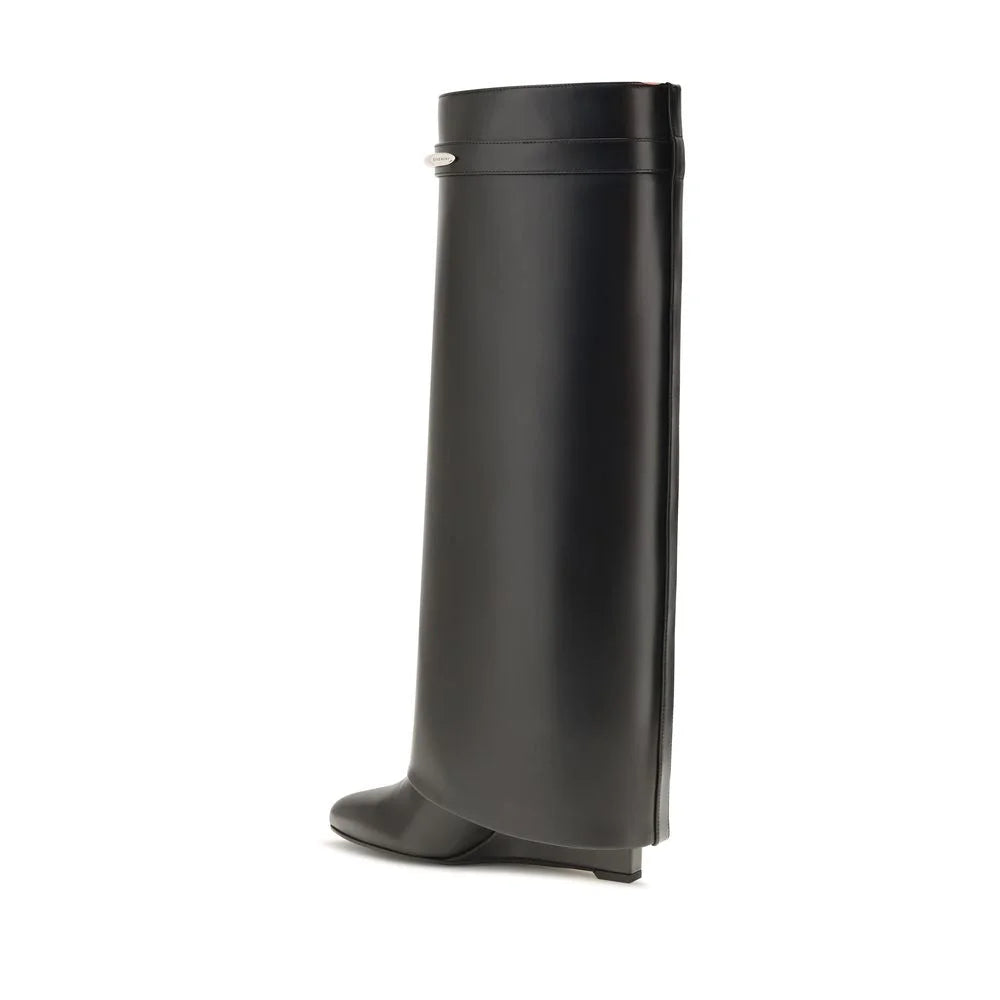 Givenchy Black Calf Leather Bos Taurus Boots