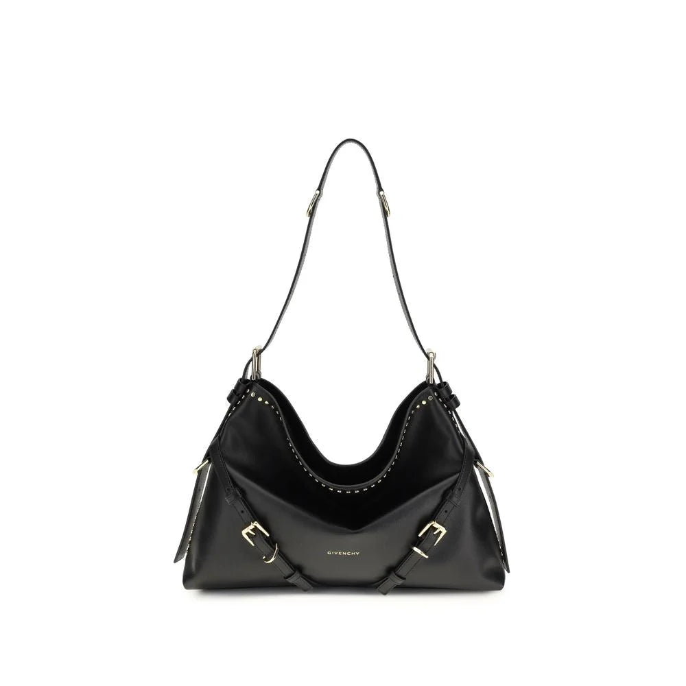 Bolsa de couro de vitelo Bos Taurus preta Givenchy