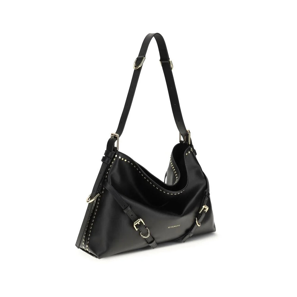 Bolsa de couro de vitelo Bos Taurus preta Givenchy