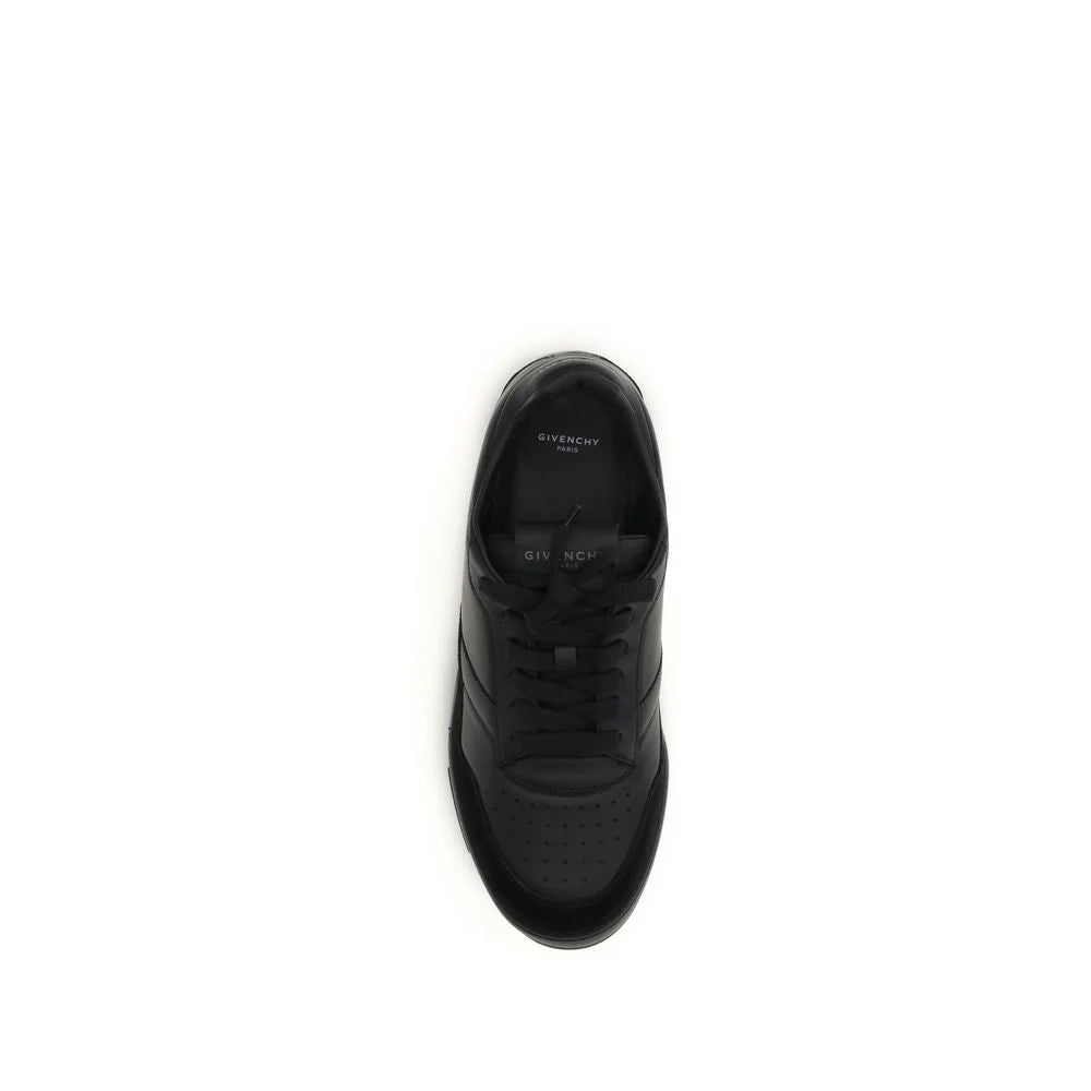 Givenchy Black Calf Leather Bos Taurus Low Top Sneakers - EU46/US13