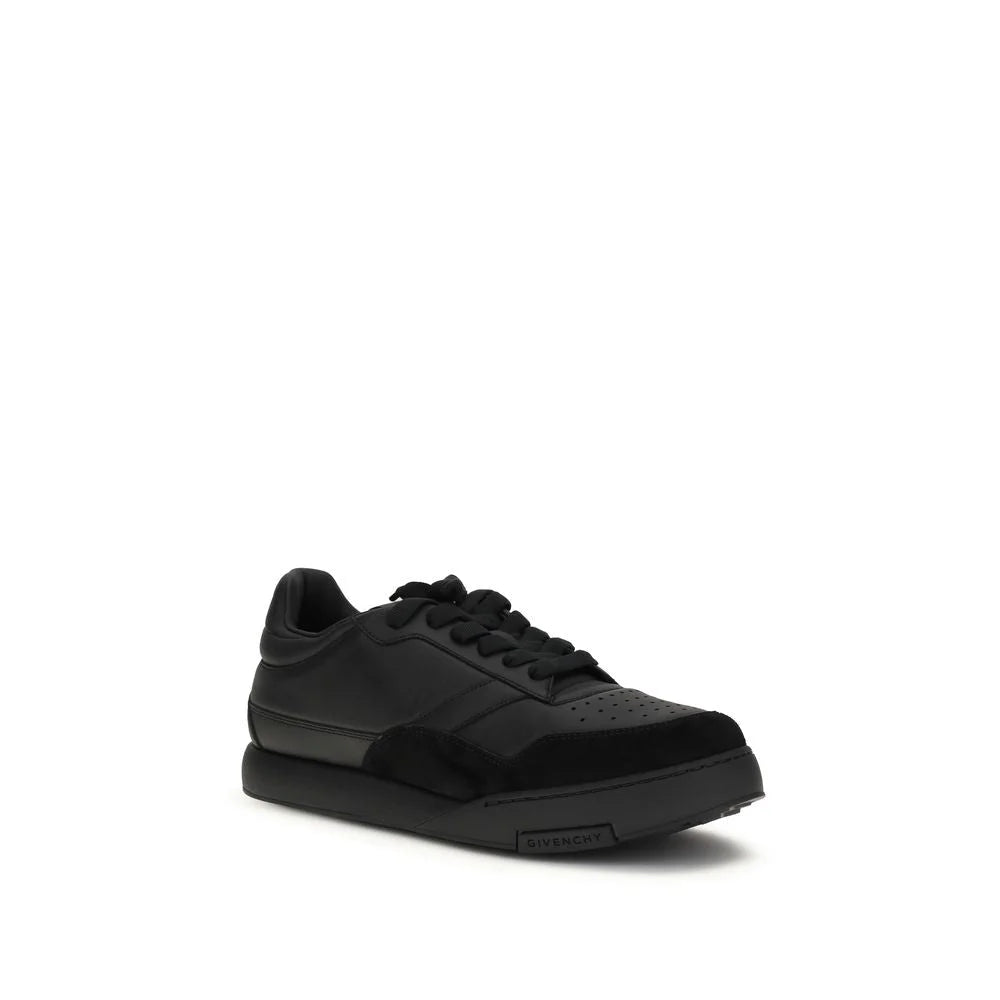Givenchy Black Calf Leather Bos Taurus Low Top Sneakers - EU46/US13