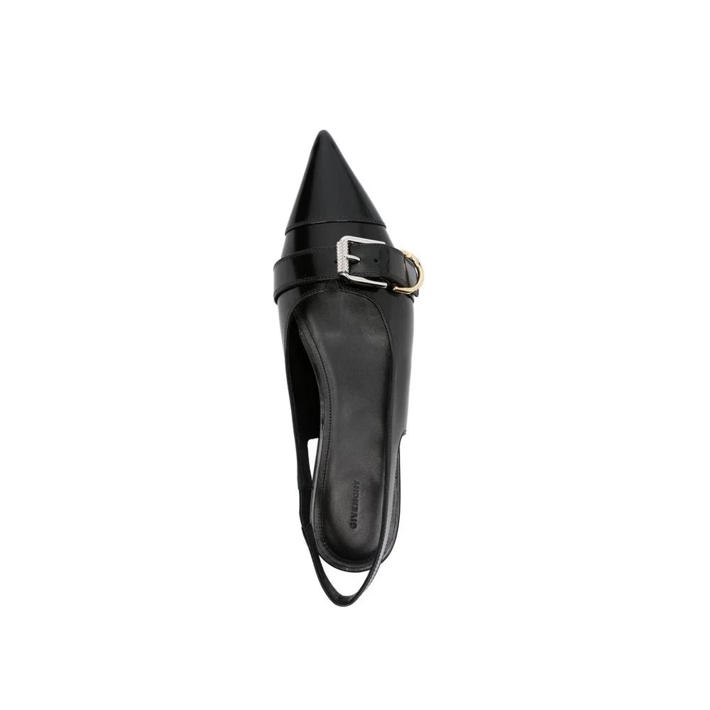 Givenchy Black Calfskin Ballet Flats