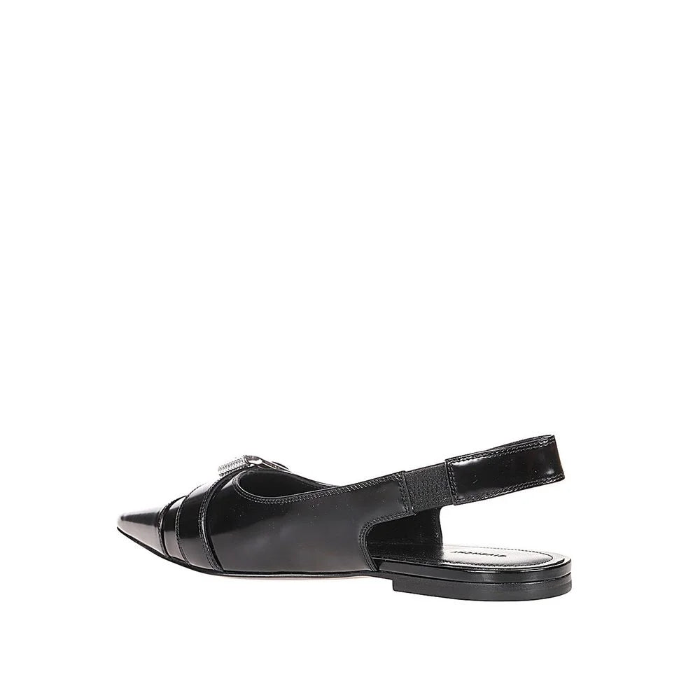 Givenchy Black Calfskin Ballet Flats