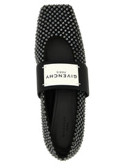 Givenchy Black Calfskin Ballet Flats