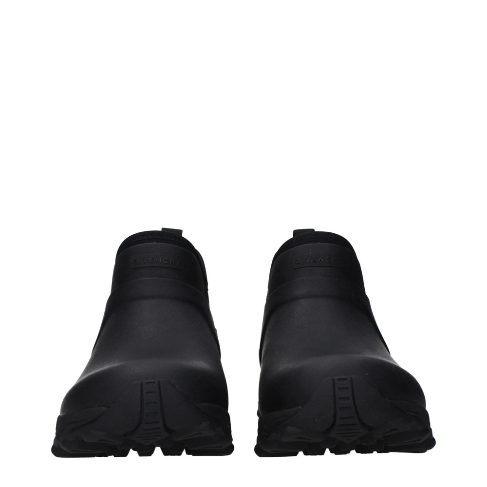 Givenchy Black Cotton Ankle Boots