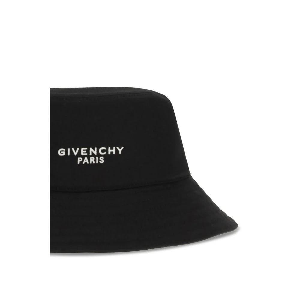 Givenchy Black Cotton Bucket Hat