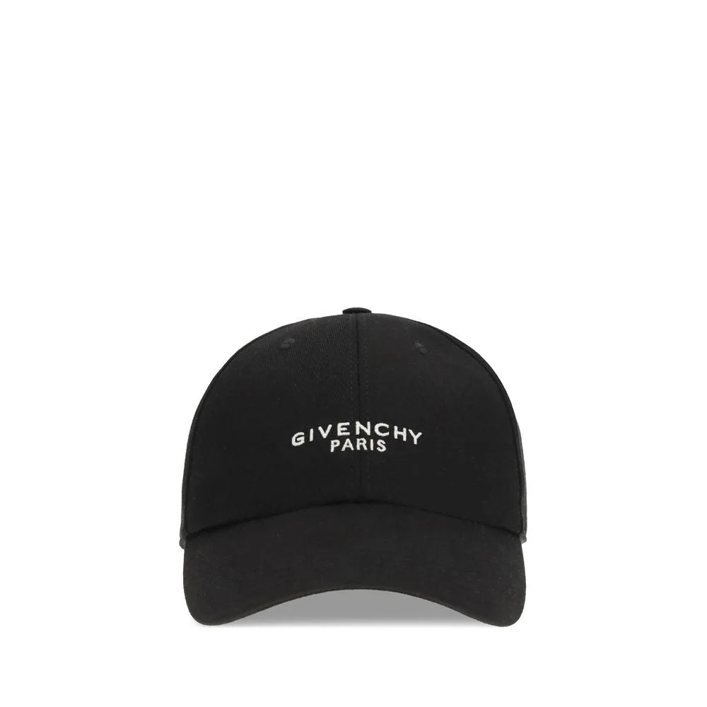 Givenchy Black Cotton Cap (Baseball Hat) - UNI