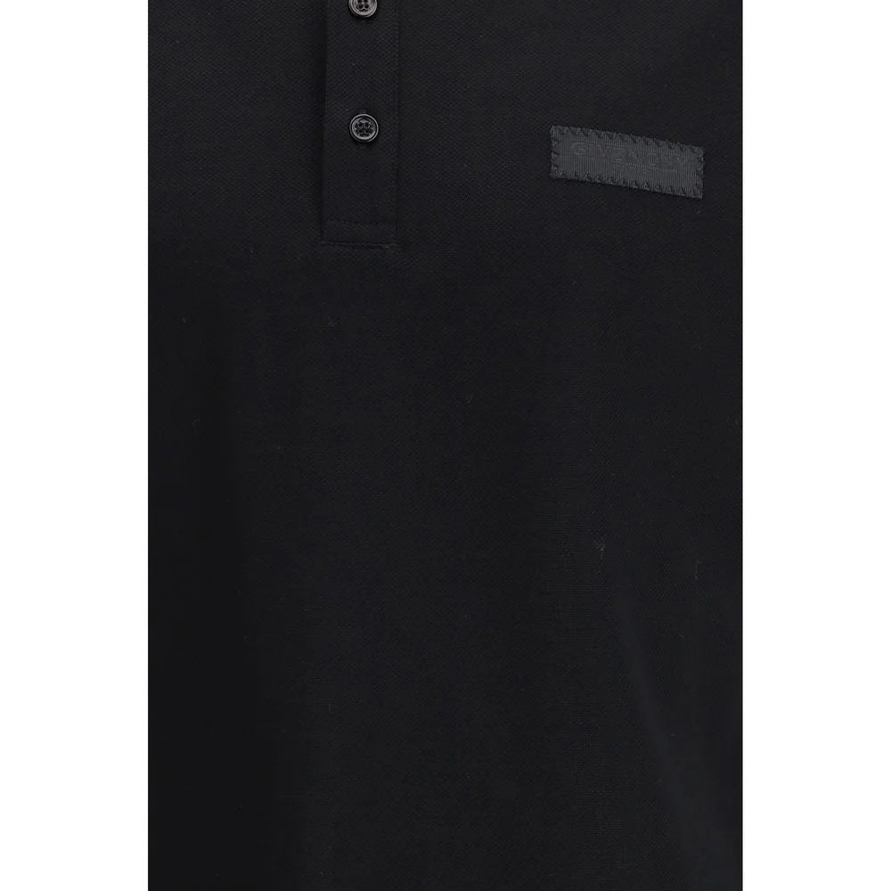 Givenchy Black Cotton Polo Shirt