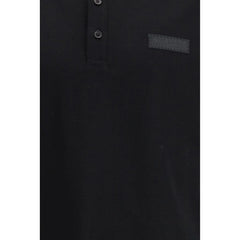 Givenchy Black Cotton Polo Shirt