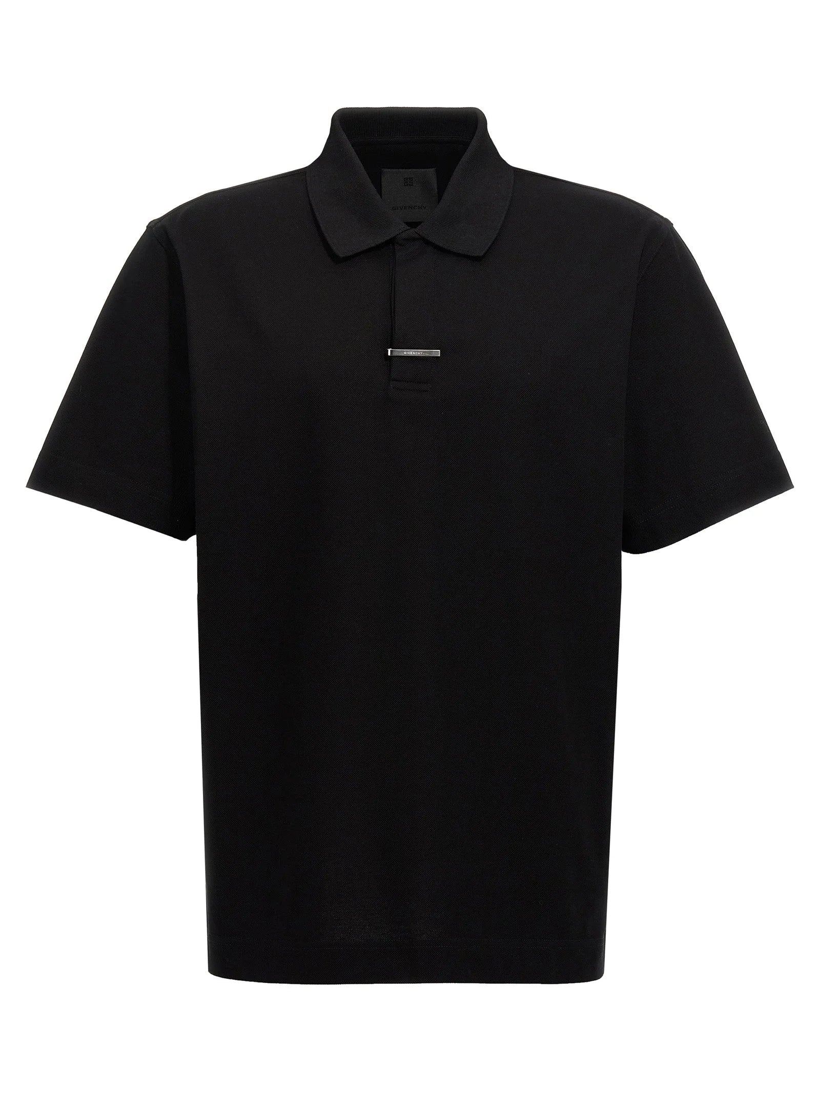 Givenchy Black Cotton Polo Shirt - S