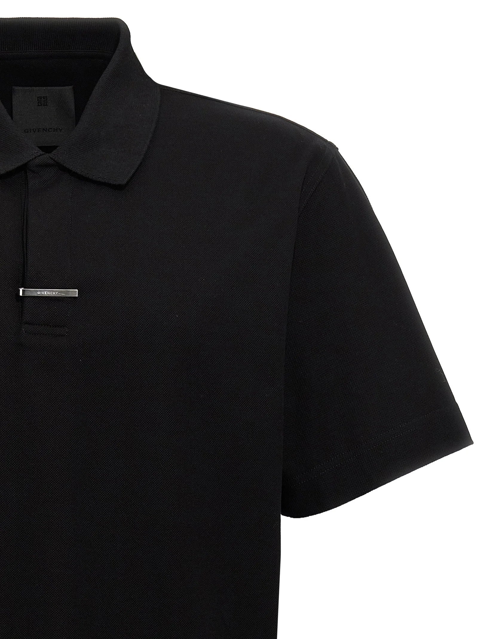 Givenchy Black Cotton Polo Shirt - S
