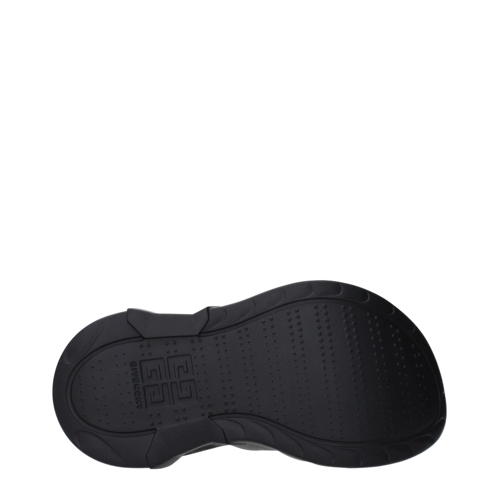 Givenchy Black Cotton Slippers Sandals - EU38/US8 - Sandals
