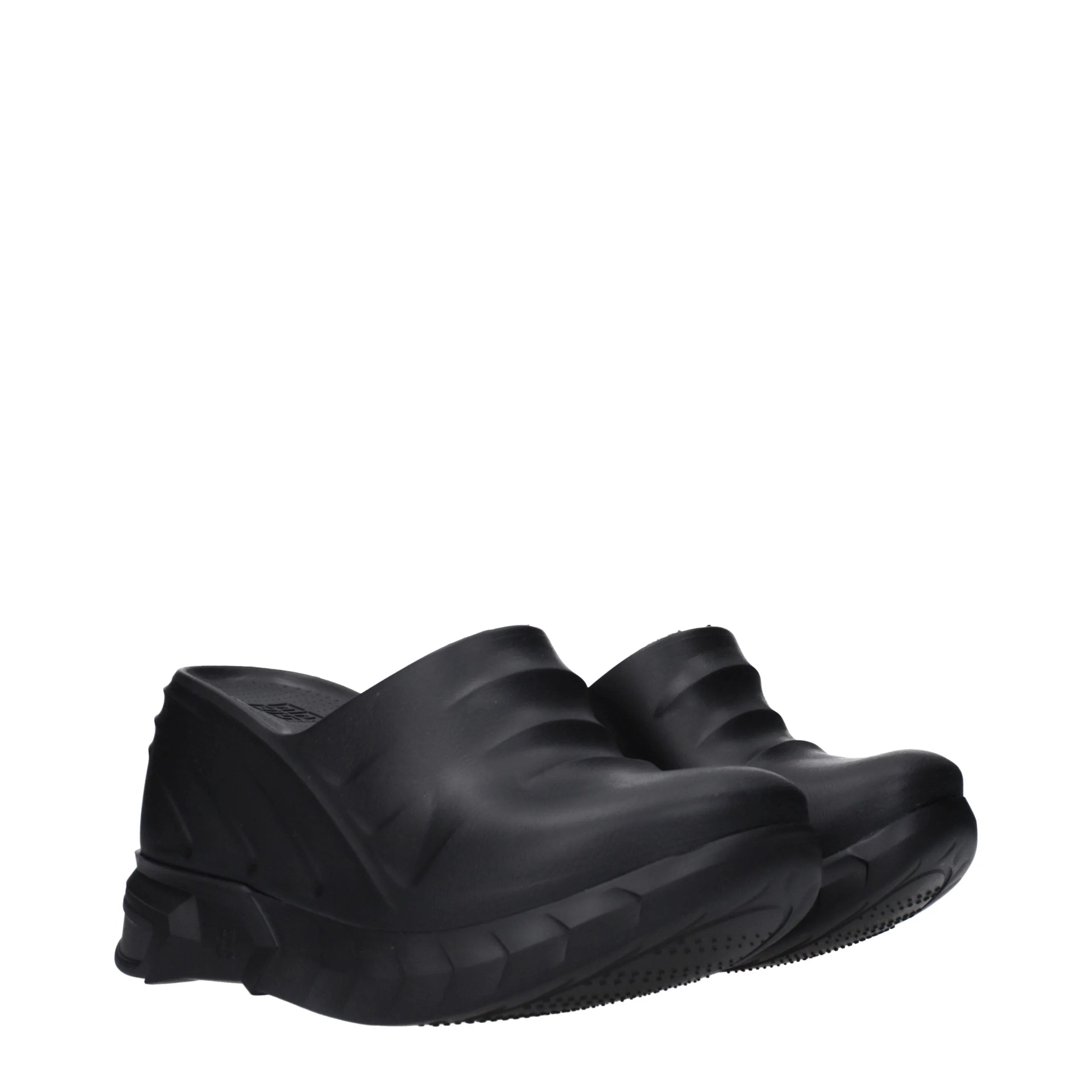 Givenchy Black Cotton Slippers Sandals - EU38/US8 - Sandals