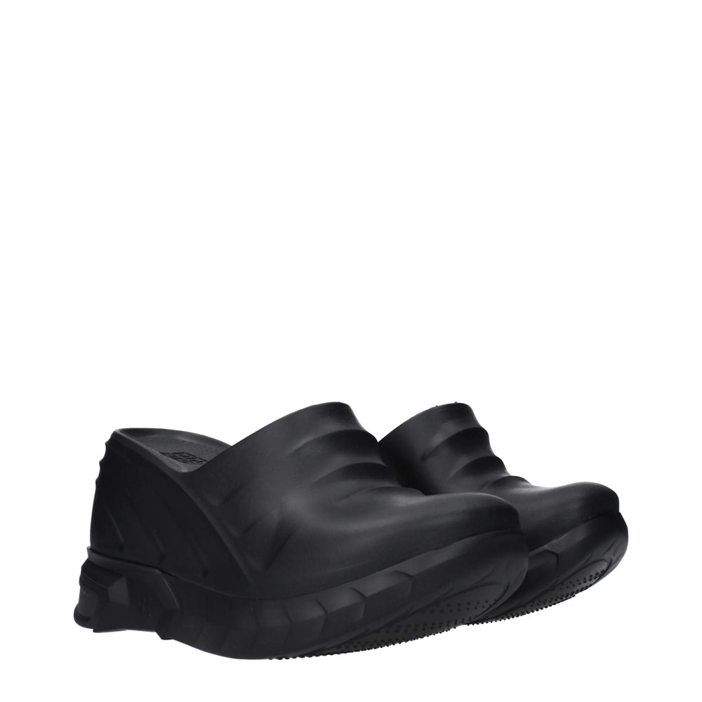 Givenchy Black Cotton Slippers Sandals - EU38/US8 - Sandals