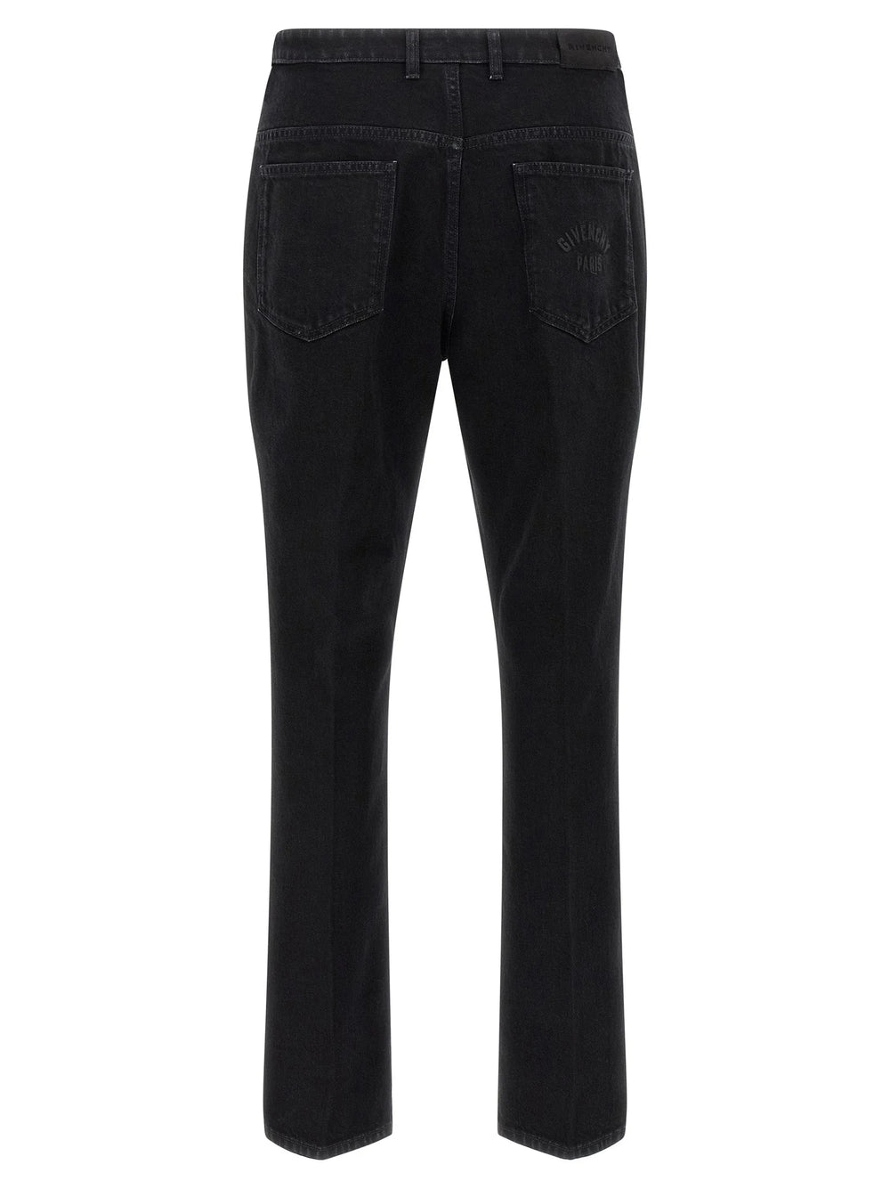 Givenchy Black Cotton Straight-Leg Jeans