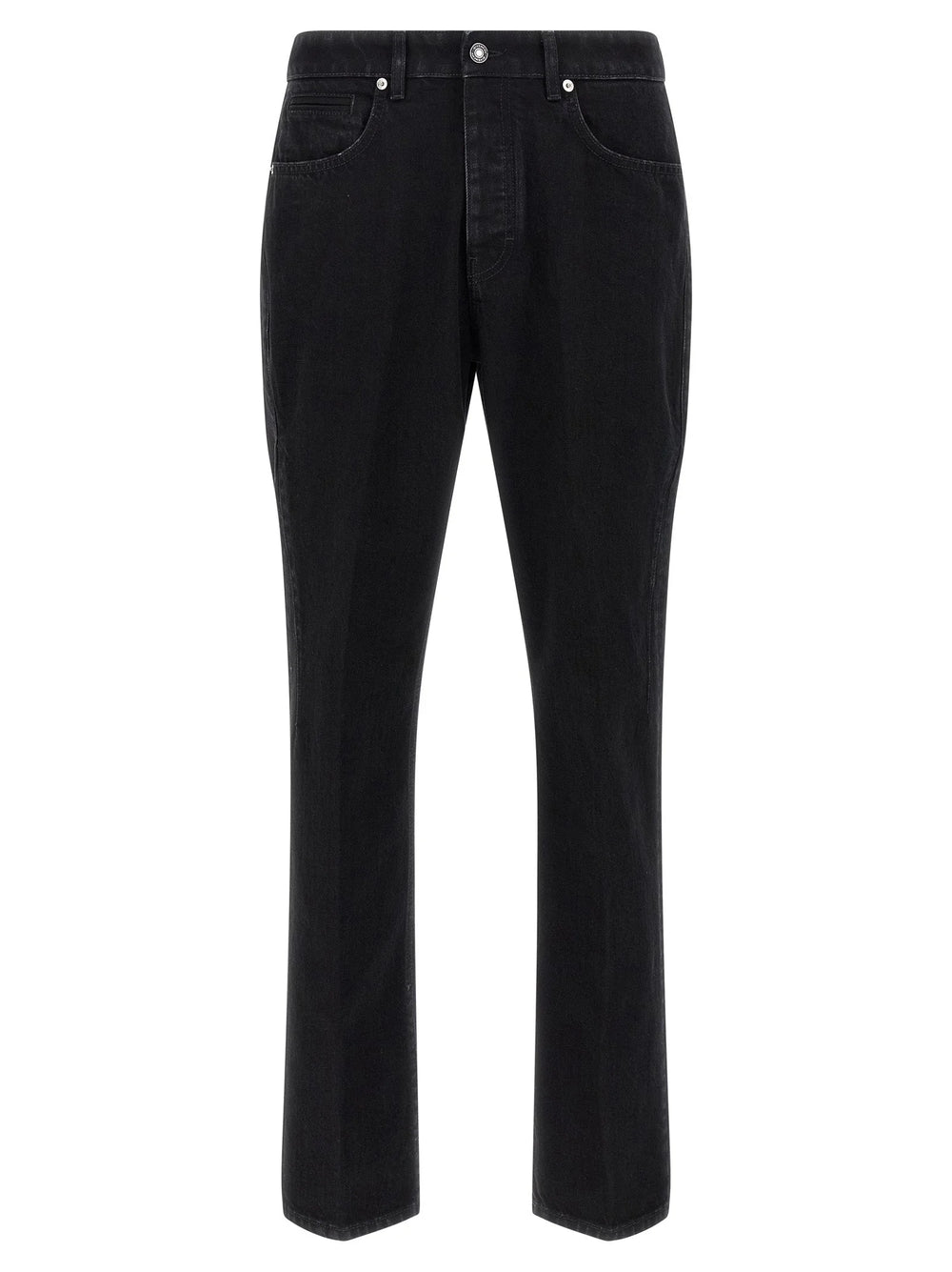 Givenchy Black Cotton Straight-Leg Jeans